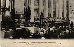 Paris Cinquantenaire de la Republique 1920 la Catafalque