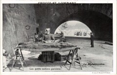Carte postale ancienne Paris Petits Metiers La Matelassiere
                                                                     à Paris
                                