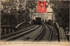 Paris 12e Metropolitain Passerelle d'Austerlitz Nd Phot à Paris 12e