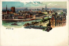 Souvenir de Paris Litho