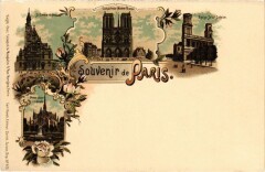 Souvenir de Paris Litho