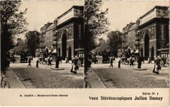 Paris Vue Stereo Boulevard Saint-Martin