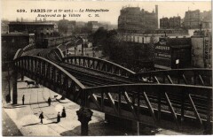 Paris Boulevard de la Villette Metropolitain