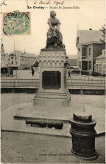 Le Crotoy Statue de Jeanne d'Arc au Crotoy