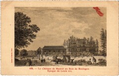 Vieux Paris Chateau de Madrid au Bois de Boulogne