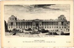 Ancien Paris Colonne du Louvre -
													75 Paris
												