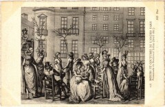 Ancien Paris Moeurs et Coutumes Promenade du Boulevard