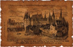 Carte postale ancienne Vieux Paris Palais du Roy La Cite
                                