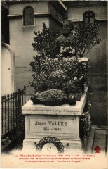Pere-Lachaise Paris 20e J. Valles à Paris 20e