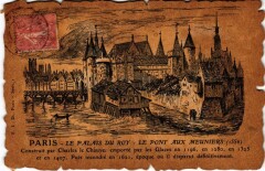 Vieux Paris Palais du Roi Pont aux meuniers
