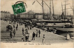 Marseille Le Quai de la Fraternite à Marseille