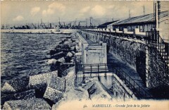 Marseille Grande Jetee de la Joliette à Marseille