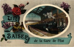 Paris 10e Gare de l'Est Un Baiser à Paris 10e