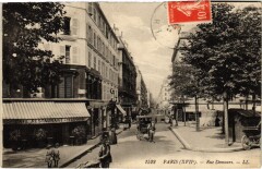 Carte postale ancienne Rue Demours
                                                                     à Paris 17e
                                