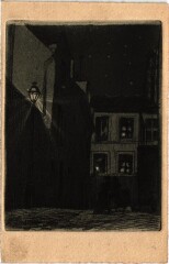Paris Impasse par la nuit