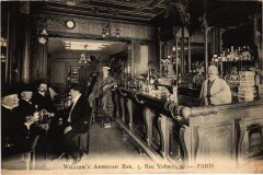 Paris 2e 3, Rue Volney Willam'S Amercan Bar à Paris 2e