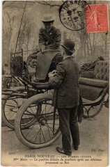Paris Les femmes cocher Mme Moser Transport