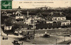 Carte postale ancienne Les Abattoirs de la Villette
                                                                     à Paris 19e
                                