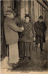 Paris Les femmes cocher Mme Charnier Transport