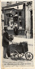 Carte postale ancienne Paris Petits Metiers Du Mouron pour les p'tits oiseaux
                                