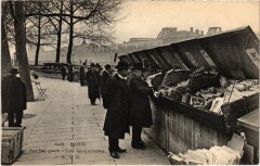 Carte postale ancienne Paris Petits Metiers les Bouquinistes
                                                                     à Paris
                                