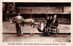 Paris Expo Coloniale 1931 Voitures Marouf
