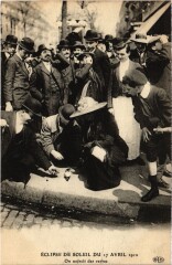 Paris Eclipse de Soleil 1912 Noircit des verres
