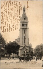 Carte postale ancienne L'Eglise Saint-Pierre de Montrouge
                                                                     à Paris 14e
                                