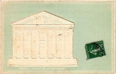 Paris Eglise de la Madeleine Embossed
