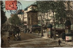 Paris 10e Porte et Boulevard Saint-Martin à Paris 10e