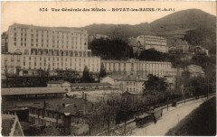 Royat les Bains Vue Generale des Hotels France à Royat