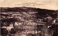 Chateauneuf les Bains Vue panoramique du Petit Rocher France