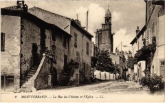 Montferrand La Rue du Chateau et l'Eglise France -
													63 Puy de Dôme
												