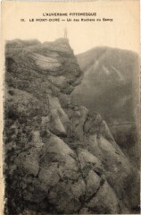 Le Mont Dore Un des rochers du Sancy France à Mont-Dore