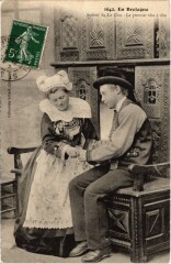 Autour du Lit Clos - Le Premier Tete a Tete - Types