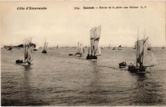 Cancale Retour de la Peche aux Huitres