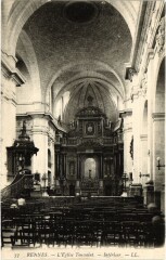 Rennes L'Eglise Toussaint - Interieur
