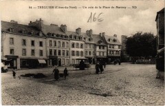 Treguier Un Coin de la Place du Martroy