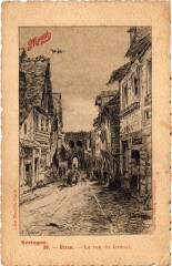 Dinan La Rue du Jerzual à Dinan