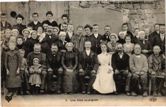 Folklore Une noce Auvergnant