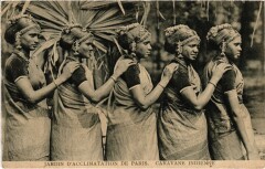 Carte postale ancienne Jardin d'Acclimatation de Paris - Caravane Indienne
                                                                     à Neuilly-sur-Seine
                                
