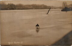 Paris Inondations de 1910 carte photo Quai henri Iv