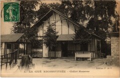 Paris La Cite reconstituee Chalet Moderne