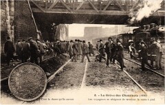 Paris Greve des Cheminots 1910