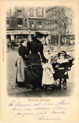 Paris Petits Metiers la marchande d'Oranges