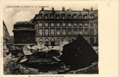 Paris 2e apres le Siege et la Commune Colonne Vendome à Paris 2e
