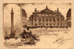 Souvenir de Paris Litho