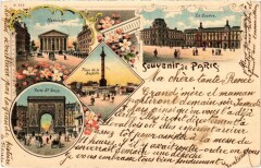 Souvenir de Paris Litho