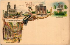 Souvenir de Paris Litho
