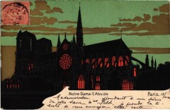 Paris Silhouettes Notre-Dame l'Abside